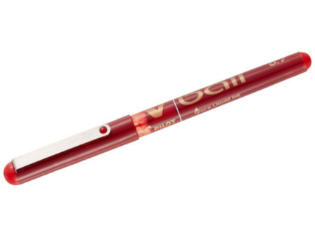 PILOT Stylo roller V Ball VB7, pointe métal, rouge