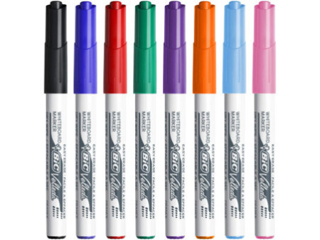 BIC Marqueur pour tableau blanc Velleda 1741, pointe ogive,