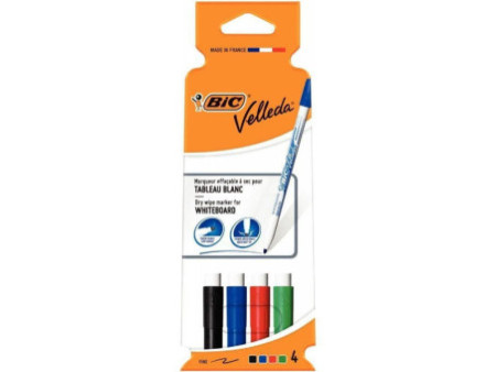 BIC Marqueur pour tableau blanc Velleda 1721, pointe ogive,