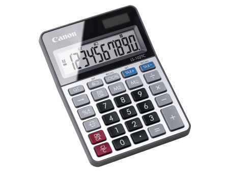 Canon Calculatrice de table LS-102 TC, alimentation par pile