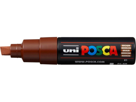 POSCA Marqueur à pigment PC-8K, marron