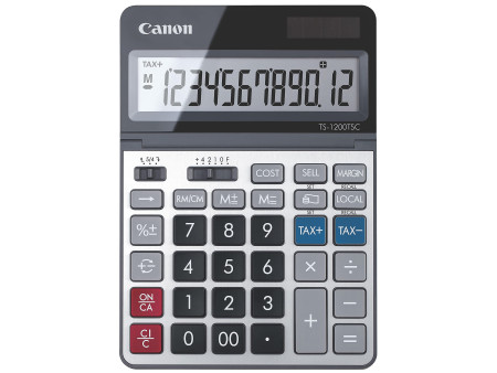 Canon Calculatrice de bureau TS-1200 TSC, solaire / pile