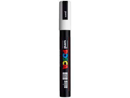 POSCA Marqueur à pigment PC-5M, blanc
