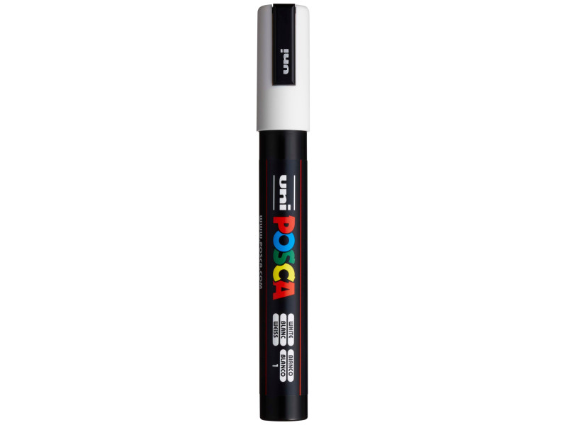 POSCA Marqueur à pigment PC-5M, blanc