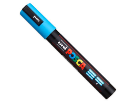 POSCA Marqueur à pigment PC-5M, bleu clair
