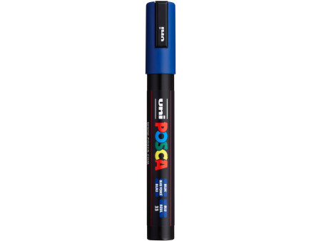 POSCA Marqueur à pigment PC-5M, bleu foncé