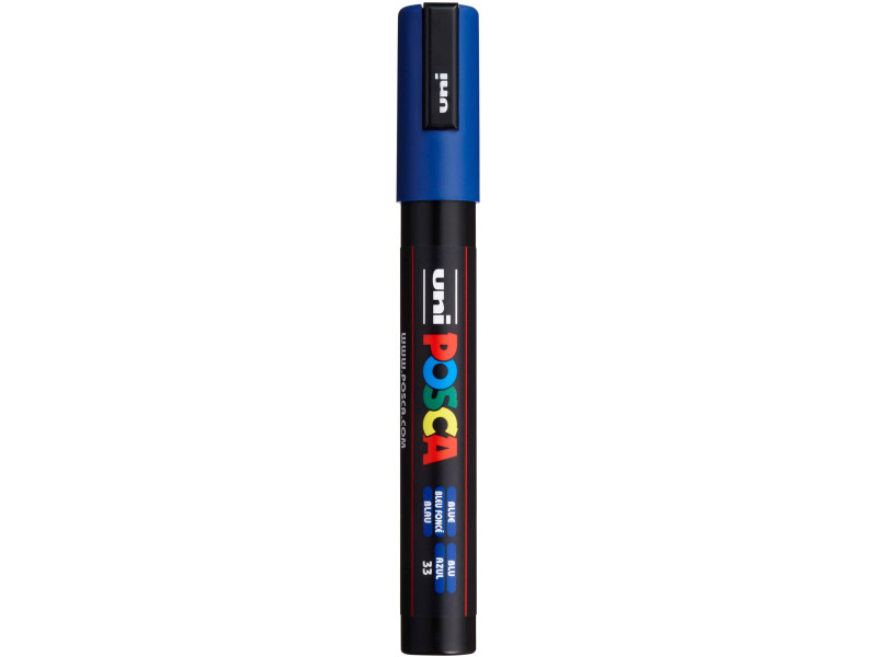 POSCA Marqueur à pigment PC-5M, bleu foncé