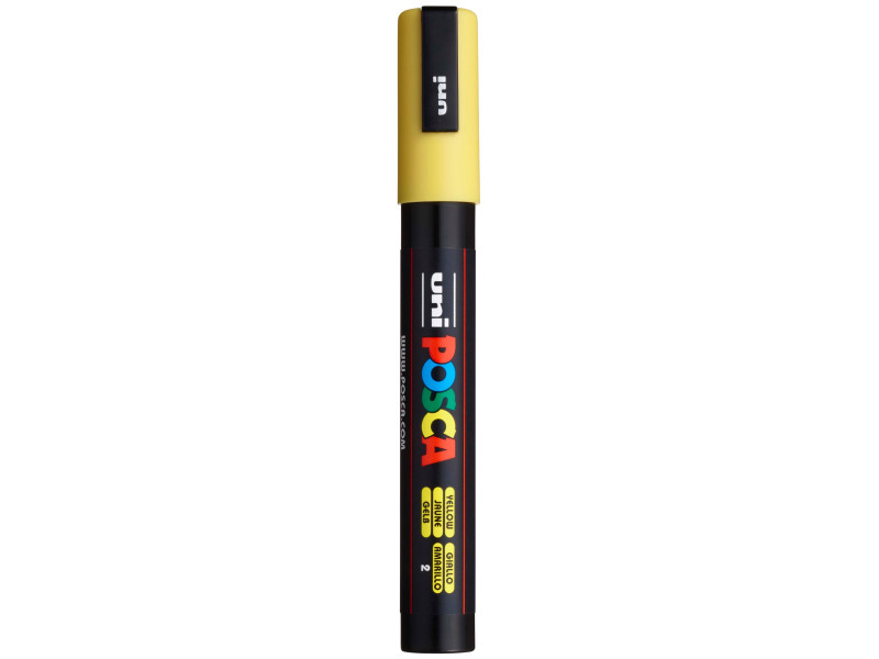 POSCA Marqueur à pigment PC-5M, jaune