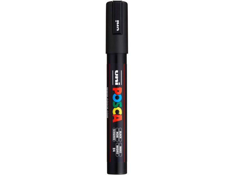 POSCA Marqueur à pigment PC-5M, noir