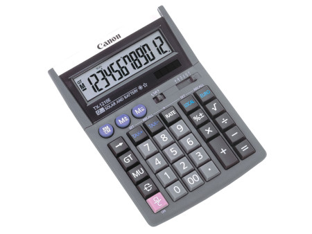 Canon Calculatrice de bureau TX-1210E, alimentation solaire