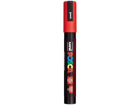 POSCA Marqueur à pigment PC-5M, rouge