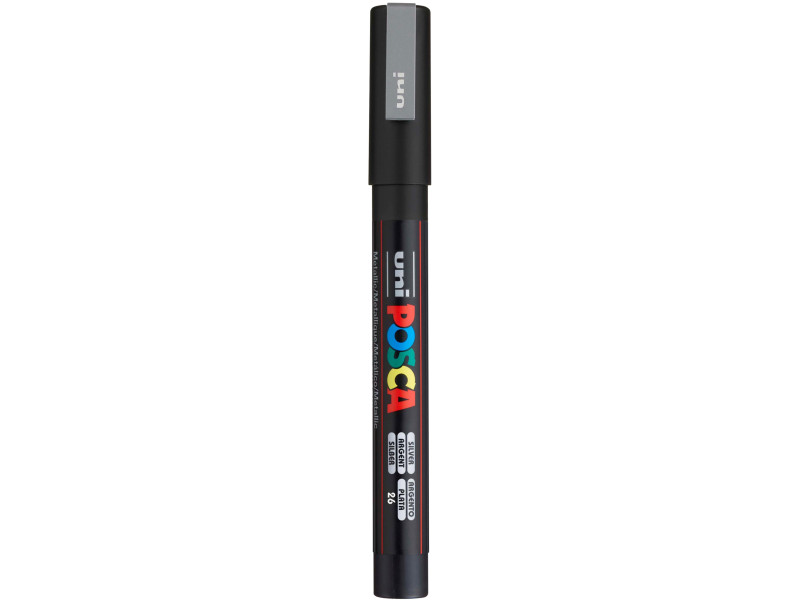 POSCA Marqueur à pigment PC-3M, argent