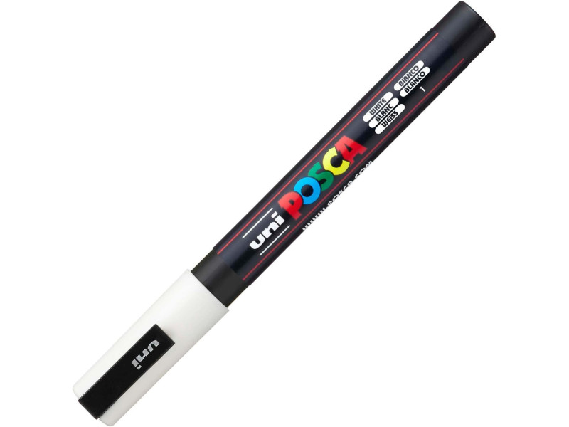 POSCA Marqueur à pigment PC-3M, blanc