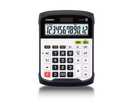 CASIO Calculatrice de bureau WD-320 MT, solaire / pile