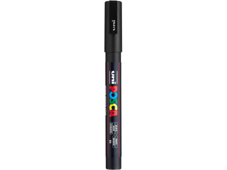 POSCA Marqueur à pigment PC-3M, noir
