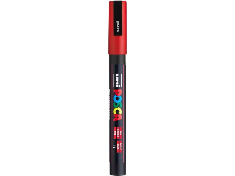 POSCA Marqueur à pigment PC-3M, rouge