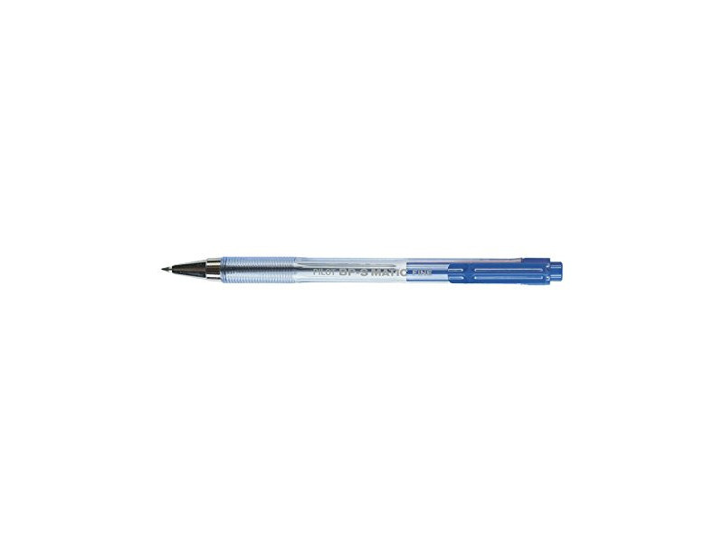 PILOT Stylo à bille rétractable BPS-Matic Fine, bleu