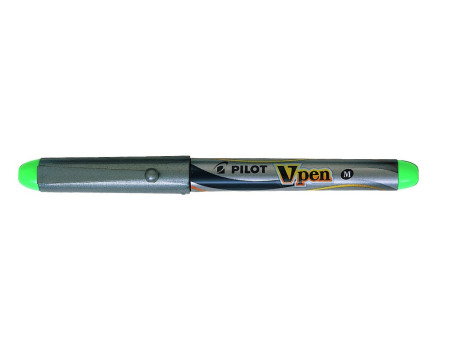 PILOT Stylo plume V-Pen Silver, vert