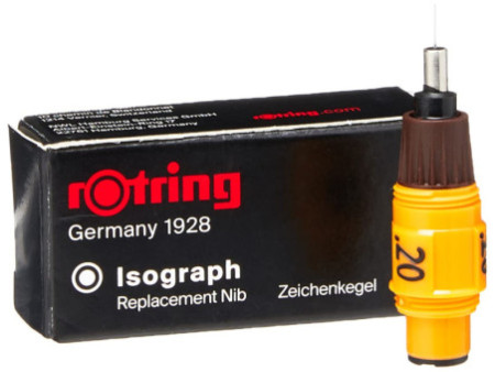 rotring Pointe de rechange pour isograph 0,20 mm