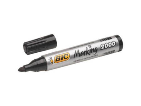 BIC Marqueur permanent 2000 Ecolutions, pointe ogive, étui
