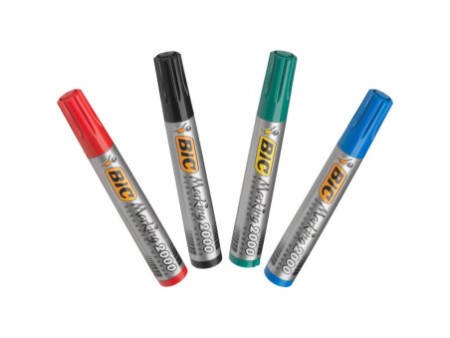 BIC Marqueur permanent 2000 Ecolutions, pointe ogive, étui
