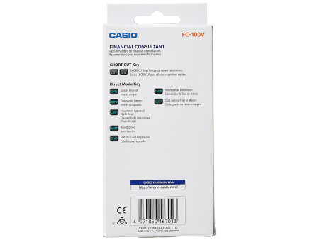 CASIO Calculatrice scientifique FC 100V