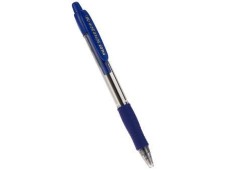PILOT Stylo à bille rétractable SUPER GRIP M, bleu
