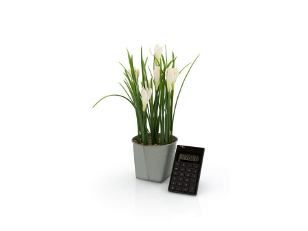 TWEN Calculatrice de bureau ECO 8, écran LCD à 8 chiffres,