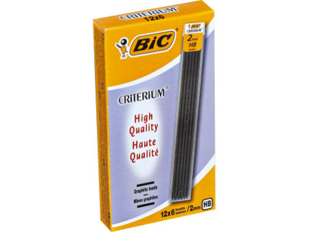 BIC Mines pour porte-mines Criterium 7550, dureté: HB