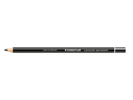 STAEDTLER Marqueur permanent Lumocolor glasochrom, noir