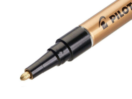PILOT Marqueur permanent SUPER COLOR Gold, fin, or