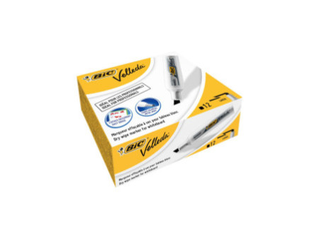 BIC Marqueur pour tableau blanc Velleda 1781, noir