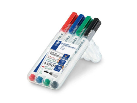STAEDTLER Marqueurs pour tableau blanc Lumocolor, kit de 4