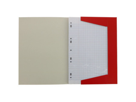 Oxford Feuilles simples perforées, A4, seyès