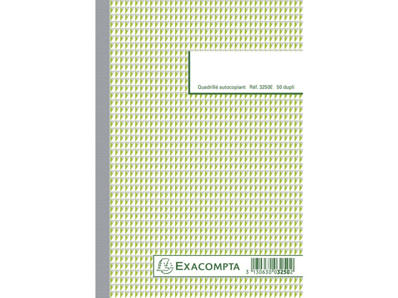 EXACOMPTA Manifold 'Quadrillé', 148 mm x 210 mm, dupli