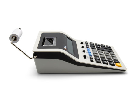 TWEN Calculatrice imprimante 120 PD, gris / noir