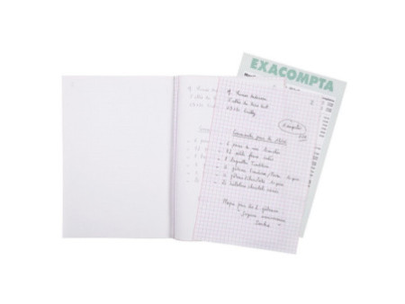 EXACOMPTA Manifold 'Quadrillé', 148 mm x 210 mm, dupli