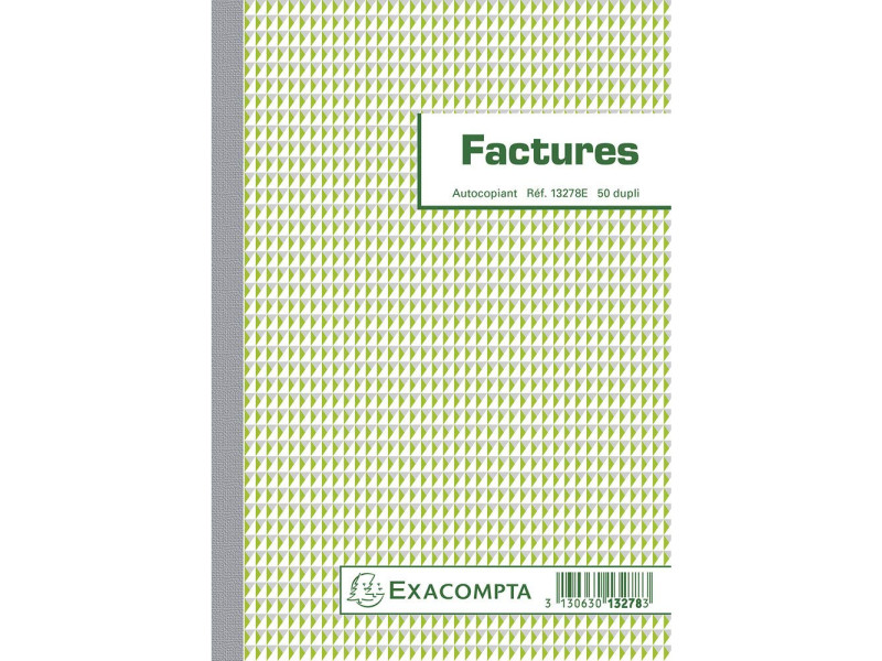 EXACOMPTA Manifold 'Factures', 210 x 148 mm, dupli
