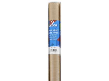 CANSON Papier emballage kraft, 60 g/m2, 700 mm x 3 m, marron