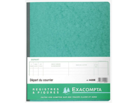 EXACOMPTA Piqûre 'Départ du courrier', 80 pages