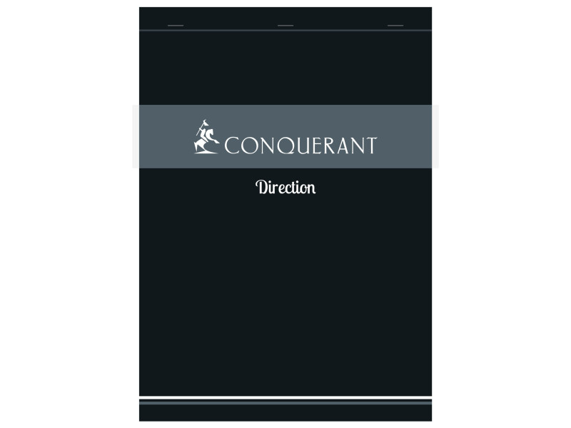 CONQUERANT SEPT Bloc-notes Direction, quadrillé, A4