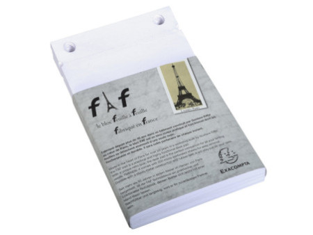 EXACOMPTA Recharge de feuilles 'BLOC FAF', no.3, uni