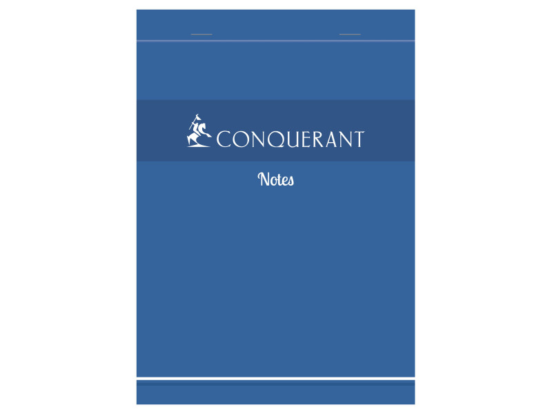 CONQUERANT SEPT Bloc-notes Notes, quadrillé, A5