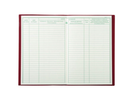 EXACOMPTA Carnet d'entretien, 210 x 135 mm vertical