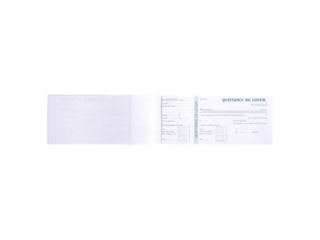 EXACOMPTA Carnet à souche 'Quittances de loyer'
