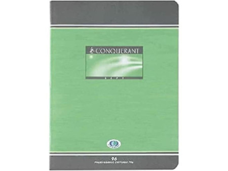 CONQUERANT SEPT Cahier, 170 x 220 mm, Seyès, 96 pages