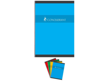 CONQUERANT SEPT Cahier, 210 x 297 mm, quadrillé, 192 pages