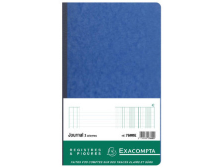 EXACOMPTA Piqûre 'Journal folioté', 320 x 195 mm, 38 lignes