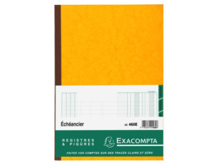 EXACOMPTA Piqûre 'Echéancier', 297 x 210 mm vertical