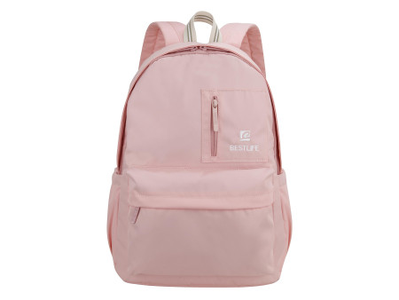 BESTLIFE School Sac à dos pour laptop COL RAINBOW, rose